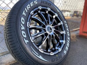 車検対応 タイヤホイールセット Bounty Collection BD12!!200系ハイエース TOYO H30 215/60R17 17インチ