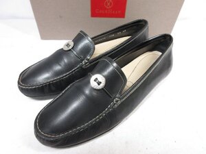 美品 【コールハーン COLE HAAN】 レザー Uチップ ローファー スリッポン 婦人靴 (レディース) size7.5B ブラック □30LZ4751□