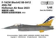 新品塗料・工具 1/48 米空軍 F-16CM ブロック42 第49 戦闘航空団 ホロマン空軍基地 20