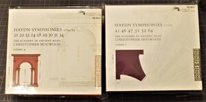 6枚 国内盤 優秀録音 audiofile ハイドン 交響曲全集 第7巻 第4巻 クリストファー ホグウッド 指揮 エンシェント室内管弦楽団 長岡鉄男