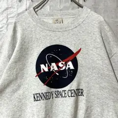 古着 スウェット トレーナー NASA プリントロゴ L USA製 ヴィンテージ