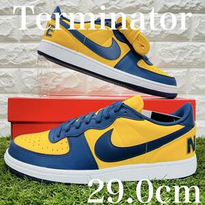 ナイキ ターミネーター ロー OG ミシガン メンズ 黒 金 白 NIKE TERMINATOR LOW OG 29.0cm 送料込み FJ4206-700