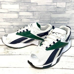 R7446bL Reebok リーボック インターバル 96 INTV 96 Shoes ローカットスニーカー ホワイト×グリーン×ネイビー メンズ 30cm EH3103