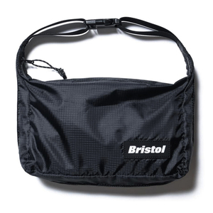 新品24SS黒F.C.Real Bristolバッグ2WAY SMALL SHOULDER BAGショルダーバッグ190TリップストップFCRBブリストルF.C.R.BゴルフSOPH鞄SOPHNET