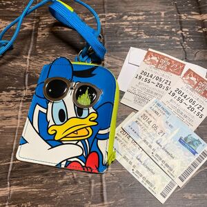 *東京ディズニーランド ドナルド パスポート 首かけ*