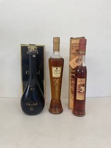 G48-50/1円〜 Otard XO COGNAC 700ml 40%/L’ELEGANT de CAMUS COGNAC 500ml 40％/CAMUS BELLE COGNAC 350ml 40％/3本セット 未開栓