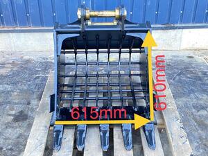 即決価格で送料無料！4tクラス スケルトンバケット網目80x80mm幅168mmピン径 45mm PC40-2,PC40-3,PC40-6,PC40MR-2,PC40MR-3,PC45MR-1