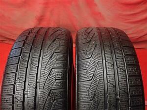 中古スタッドレス 245/45R19 102V 2本セット ピレリ ウィンター 240 ソットゼロ セリエ 2 PIRELLI WINTER 240 SOTTOZERO SERIE 2