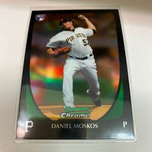 Daniel Moskos RC 2011 Bowman Chrome Draft Refractors