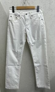 【美品】カ29☆Levi’s 511 リーバイス　デニムパンツ　size27/32 白/ホワイト　ジーンズ ホワイトデニム　ジーパン　ボトムス　おすすめ♪