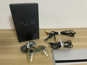 PS2 本体 SCPH-3000 プレイステーション2 PlayStation2 ケーブル ゲーム プレステ コントローラー付き 通電確認済み