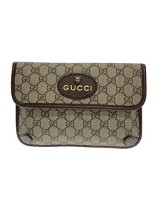 GUCCI◆ウエストバッグ_GGスプリーム/-/BEG