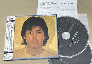 送料込 SHM-CD Paul Mccartney - マッカートニー II (デラックス・エディション) 紙ジャケット CD2枚組 / UCCO9991