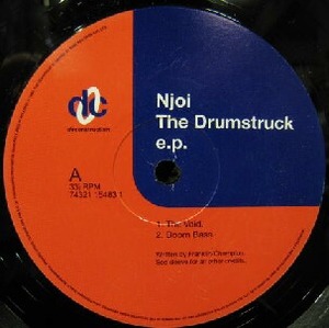 $ NJOI / THE DRUMSTRUCK E.P. (74321 15483 1) UK 12インチ穴アナログ レコード盤