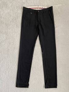 tramarossa size30 ウールパンツ メンズ ダークグレー 秋冬 スラックス トラマロッサ