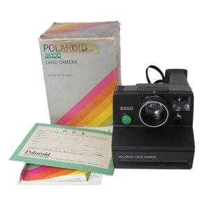 【中古】 Polaroid ポラロイド ポラロイドカメラ 2000 箱、取扱説明書 NT Bランク