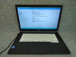 富士通 LIFEBOOK A576R Celeron 3855U Bios確認 ジャンク 4204