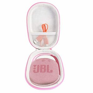 JBL CLIP4 Bluetooth ポータブルスピーカー 専用保護収納ケース- Aenllosi (ピンク)