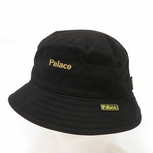 145s Barbour バブアー × PALACE SPORTS パレス 23AW バケットハット 帽子 MHA0834BK11 Lサイズ ※中古