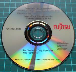 FUJITSU Service Pack Installation DVD 中古 (管27) 