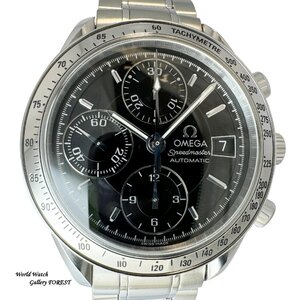 【OMEGA オメガ☆スピードマスター デイト】3513.50 中古 メンズ腕時計 クロノグラフ 自動巻き 黒文字盤【外装仕上げ☆OH済み】