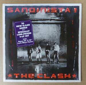 THE CLASH「SANDINISTA」米ORIG [EPIC] ステッカー有シュリンク美品