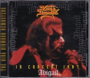 ■CD★キング・ダイアモンド/In Concert 1987 Abigail★KING DIAMOND★輸入盤■