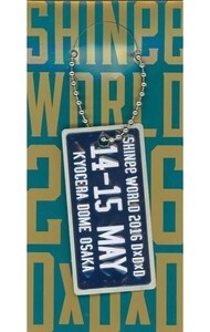 中古キーホルダー・マスコット(男性) SHINee 会場別メモリアルプレートチャーム(14-15 MAY) 「SHIN