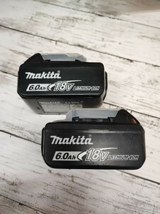 MAKITA マキタ 18V 6Ah 純正バッテリー 中古品 2個セット