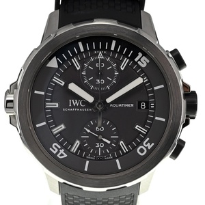 IWC SCHAFFHAUSEN IW379506 アクアタイマー シャーク クロノグラフ デイト 自動巻き メンズ 良品 E#136240