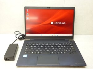 ☆1円☆第8世代☆東芝☆dynabook G83/M☆Core i5 1.60GHz/8GB/SSD256GB/高解像度/無線/Bluetooth/カメラ/Office/Win11 DtoD領域☆