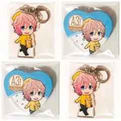 新品★A3！★夏組【向坂椋】アニカフェ★アクキー＆缶バッジ★4点セット