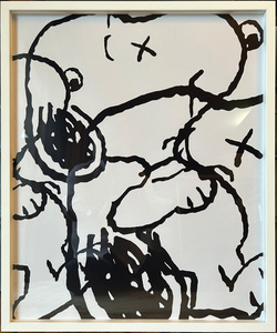 額装済み　カウズ / KAWS “ UNTITLED_SNOOPY / スヌーピー ” リプロダクション・ポスター R-054_f