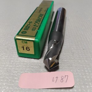 【同梱可】け87 再研磨品 センタ面とりミル リーディングドリル メントリカッター 16.0 90° 