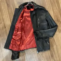 【美品】slow wear スローウェア 本革製 ライダースジャケット レザー