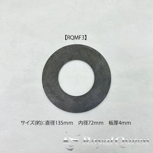 【スチール製 マフラータイコ補強板 極厚約4ｍｍ TX等に】マニ割・ダブルマフラー【RQMFS3】