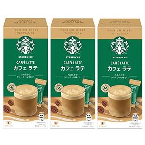 ネスレ スターバックスR プレミアムミックス カフェ ラテ スティックコーヒー 4P ×3箱