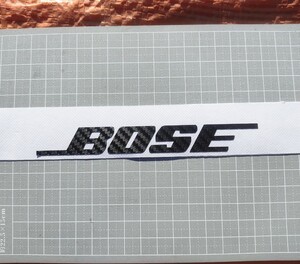 #★新品　BOSE/ボーズ　カッティングステッカー/デカール/ワッペン　スピーカーステッカー　ロゴステッカー　カーボン柄　オーディオ★