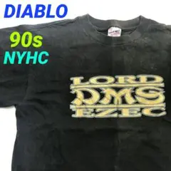 90s【DMS】LORD EZEC　ビンテージ　Tシャツ　ディアブロ　NYHC