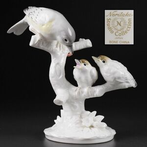 ノリタケ Noritake STUDIO COLLECTION 鳥 フィギュリン オブジェ 置物