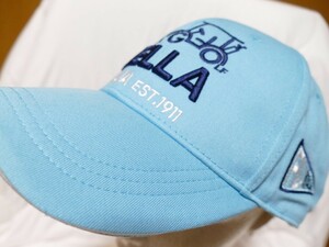 CFE12★2024年春夏モデル★サンプル品★FILA GOLF★フィラゴルフ★柔らかツバ立体ロゴ刺繍キャップ★TQ