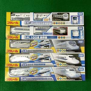 未使用保管品 TAKARA TOMY/タカラトミー プラレール/新幹線 5台セット JR九州885系特急電車/100系新幹線/700系新幹線/ひかり/みずほ/さくら