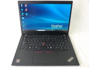 ThinkPad X395 AMD Ryzen 5 PRO 3500U 2.1GHz 16GB/256GB Win11 pro MS Office Pro 2021 【 FHD液晶 / 日本語バックライトキーボード】