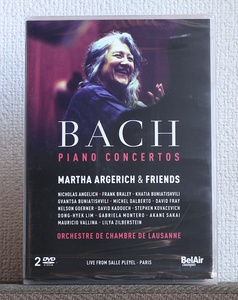 品薄/DVD/2枚組/アルゲリッチ/バッハ/ピアノ協奏曲集/Martha Argerich and Friends/Bach/Piano Concertos