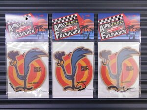 送料\140【Road Runner・ロードランナー】※《エアーフレッシュナー3枚・ラズベリー》　AIR FRESHENER　アメリカン