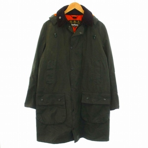 バブアー Barbour BEAMS別注 SL BORDER PLAIN LINING オイルドジャケット アウター ジップアップ 38 カーキ 1402300 /TK メンズ