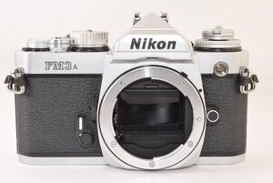 ★ジャンク品★ Nikon ニコン FM3A ボディ シルバー フィルム一眼レフカメラ J2411021