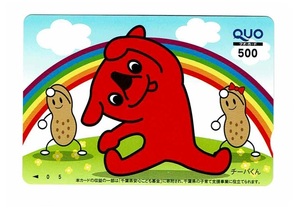 チーバくん　クオカード　千葉県　らっかせい　チーバくん　QUOカード　未使用新品