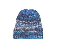 Supreme Space Dye Stripe Beanie "Blue"