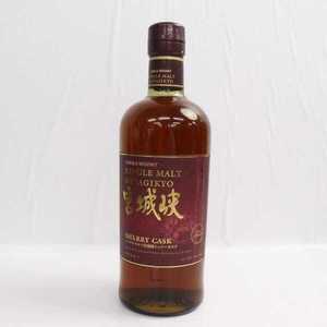 1円~NIKKA（ニッカ）宮城峡 シングルモルト シェリーカスク 48％ 700ml ※裏ラベルキズ T25A070129